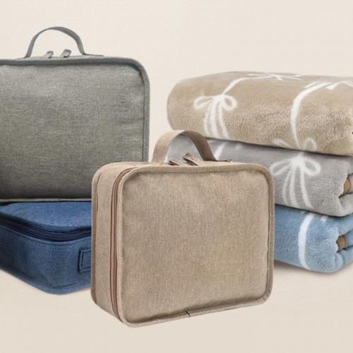 리본극세사 핸디백담요