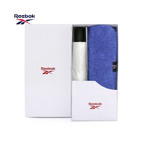 상품 이미지: 리복 3단완전자동 뉴트럴 암막 우양산+180g 코마사 면사타올세트