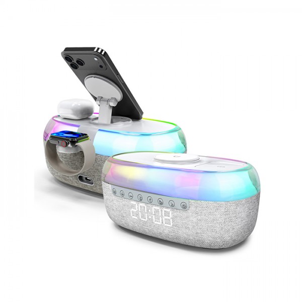 상품 이미지: 맥세이프 3in1 무선충전 블루투스스피커 UMWH-BT15WLED