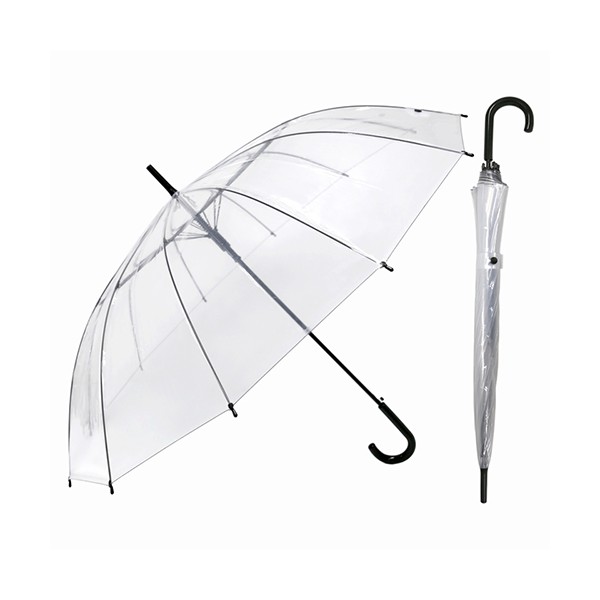 상품 이미지: 무표 65자동 12K POE 엣지바이어스 투명장우산
