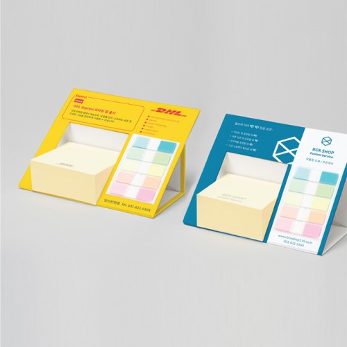 거치식 슬로프 점착 메모함(HS-145-01)