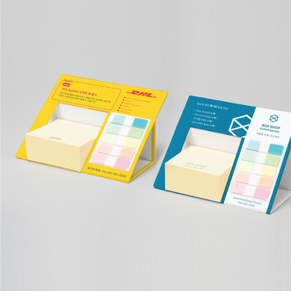 상품 이미지: 거치식 슬로프 점착 메모함(HS-145-01)