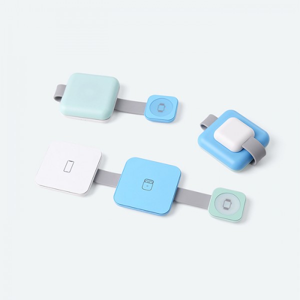 상품 이미지: EVIG 큐브팝 3in1 휴대용 접이식 고속무선충전기(워치공용충전)