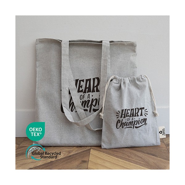 상품 이미지: 리사이클 그레이세트(그레이에코백+미르셔링파우치)