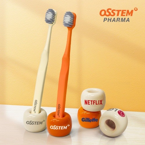 오스템칫솔 세라믹거치대 트윈세트 (국내생산)