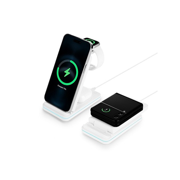 상품 이미지: 뮤스트 브릿지 3in1 멀티 고속무선충전기(갤럭시/애플호환)