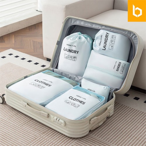 유즈비라이프 순파스텔 압축파우치 6종세트