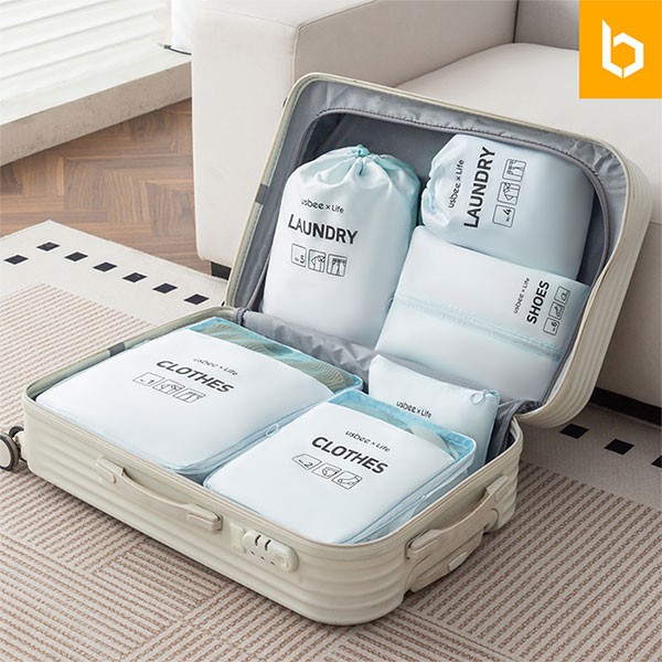 상품 이미지: 유즈비라이프 순파스텔 압축파우치 6종세트