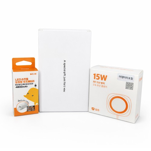 도킹형보조배터리&무선충전기세트 CS-72 