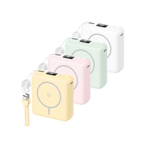 스마텍 고속 무선충전 미니맥세이프 보조배터리 10000mAh STPB-MFB100