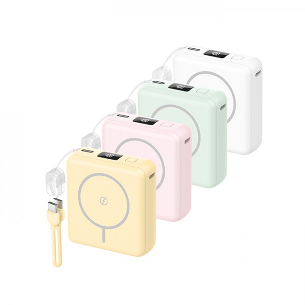 상품 이미지: 스마텍 고속 무선충전 미니맥세이프 보조배터리 10000mAh STPB-MFB100