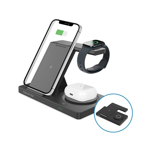 스마텍 접이식 멀티 무선충전기 STQC-AG3