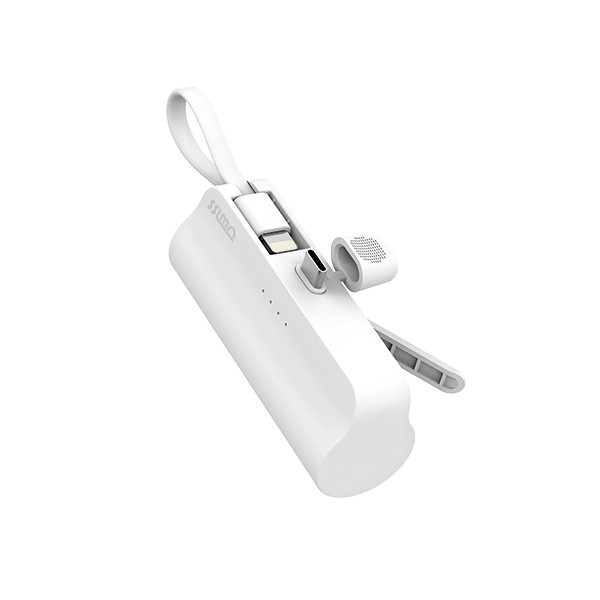 상품 이미지: 쓸모 초미니 일체형보조배터리 5000mAh SSM-MB50