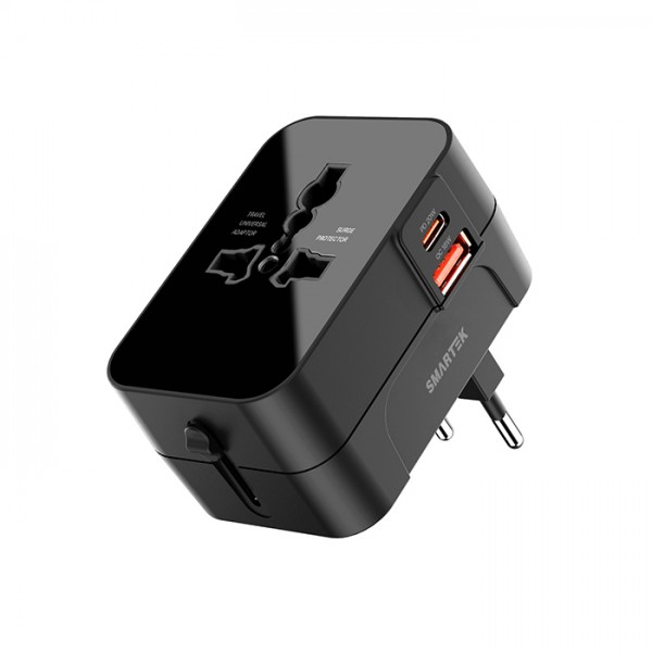 상품 이미지: 스마텍 PD 20W 여행용 고속충전 멀티어댑터 ST-TC100