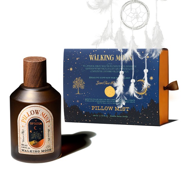 상품 이미지: 옵타움 숙면선물 필로우미스트&LED드림캐처 선물세트(워킹문향)