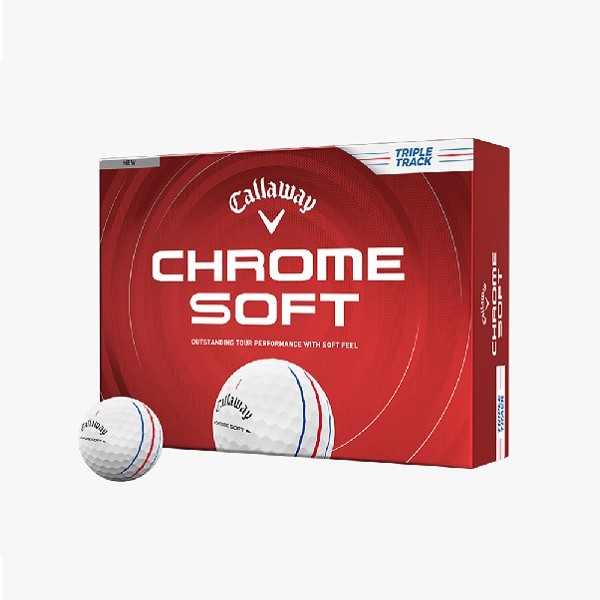 상품 이미지: 캘러웨이 크롬소프트 트리플트랙 화이트 12구