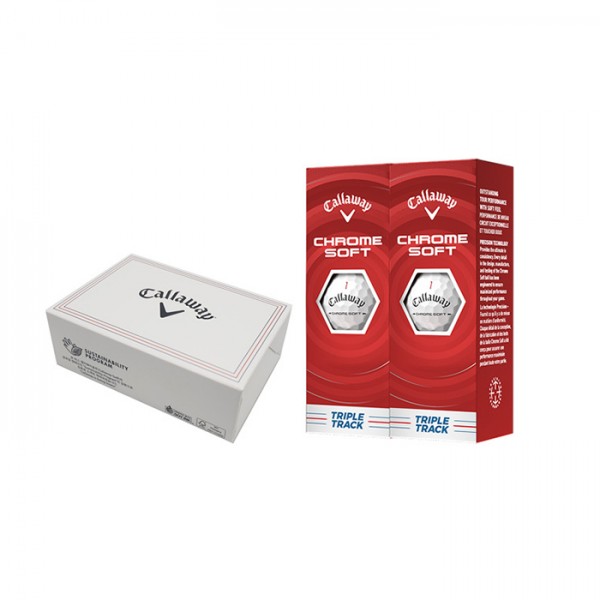 상품 이미지: 캘러웨이 크롬소프트 트리플트랙 화이트 6구