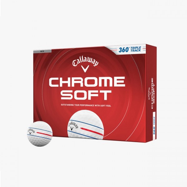 상품 이미지: 캘러웨이 크롬소프트 360 트리플트랙 12구(화이트/옐로우)
