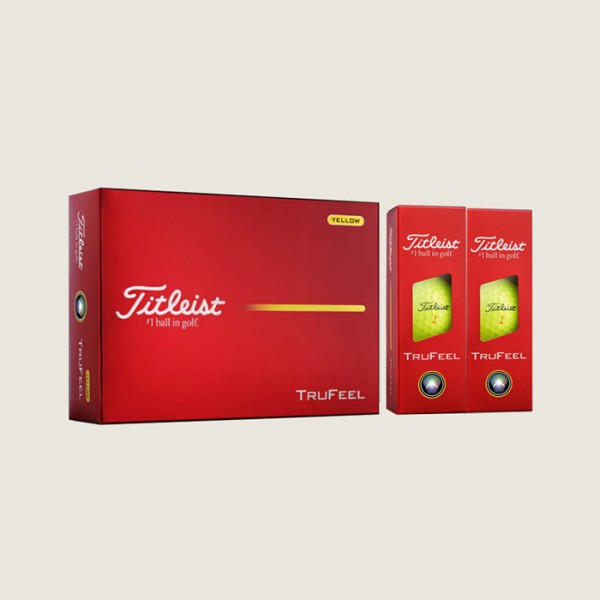 상품 이미지: 타이틀리스트 TruFeel(화이트/옐로우)