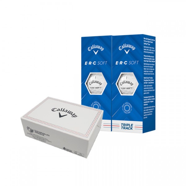 상품 이미지: 캘러웨이 2025 ERC 소프트 트리플트랙 화이트 6구
