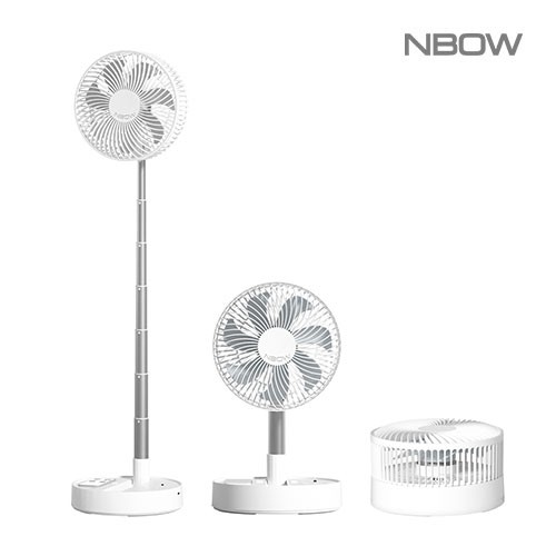 엔보우 탁상용 폴더블 회전 무선선풍기 모노플립