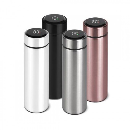 시크론 녹차망 스마트 LED 온도표시 텀블러 500ml