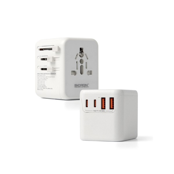 상품 이미지: 시크론 4포트 PD35W PPS GeN 해외여행용 멀티어댑터 ENM-38