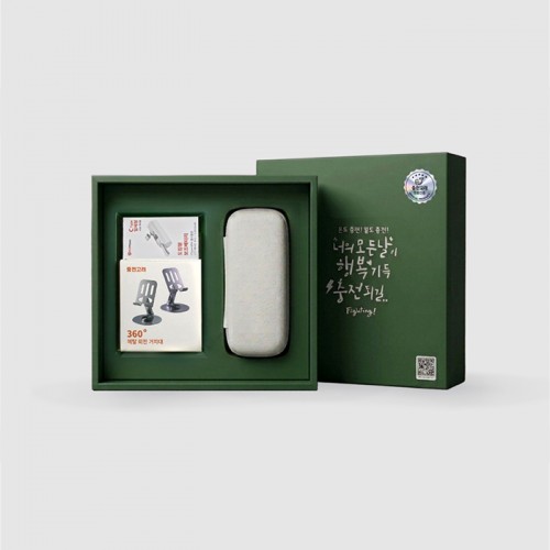 팝폰 도킹형보조배터리 5000mAh&메탈회전거치대&양우산세트 CS71