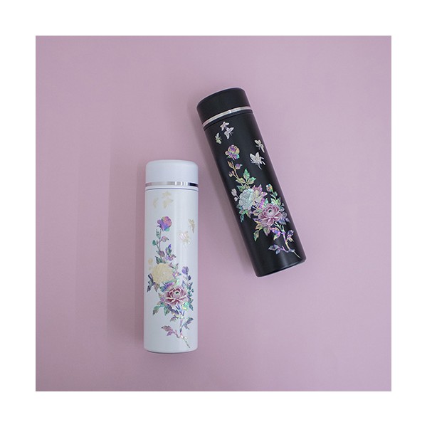 상품 이미지: 나빌레라 고급316 목단 자개텀블러 500ml