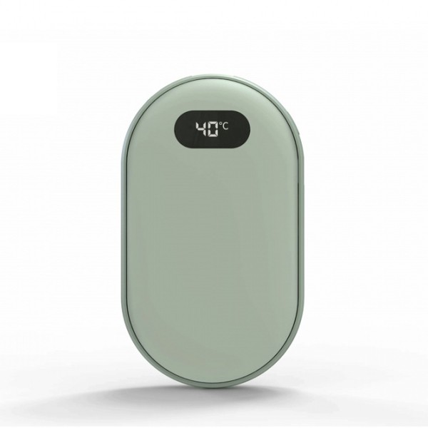 상품 이미지: 양면발열 LCD 포켓손난로 보조배터리 5000mAh