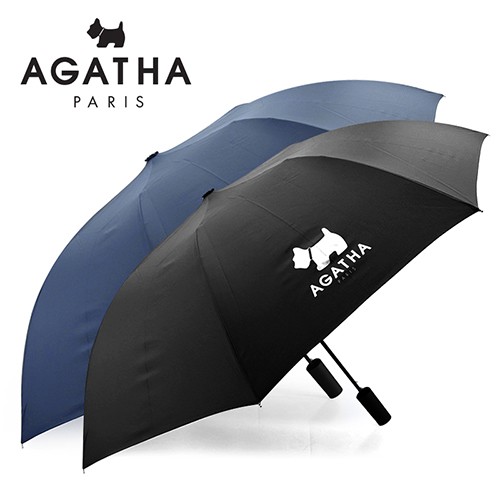 아가타 솔리드 2단반자동 우산세트