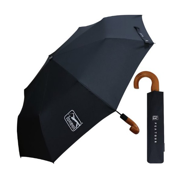상품 이미지: PGA 3단자동 블랙우드핸들 우산