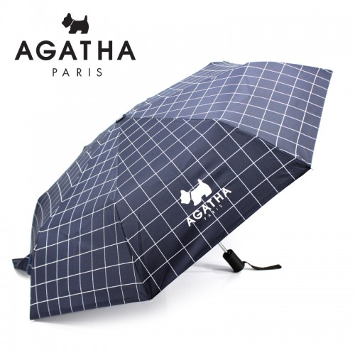 아가타 체크 3단완전자동우산