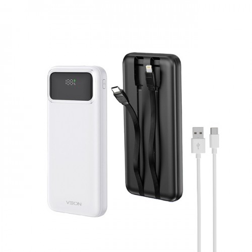 베온 더셀 PD20W LCD 케이블일체형 보조배터리10000mAh 