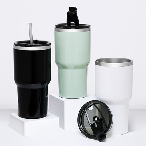 플레인 빅사이즈 이중스텐텀블러 900ml