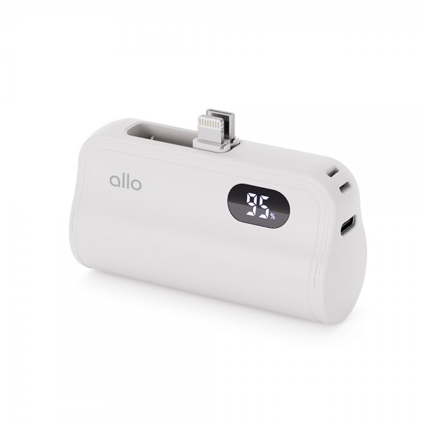 상품 이미지: 초미니 라이트닝/C타입 2in1 보조배터리 5000mAh 502DA