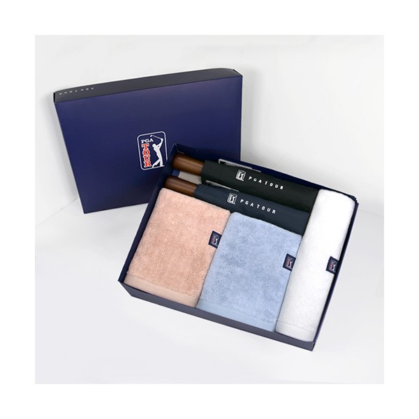 상품 이미지: PGA 3단완전자동 빈티지우드 2P+180g 모달타올 3P세트(소)