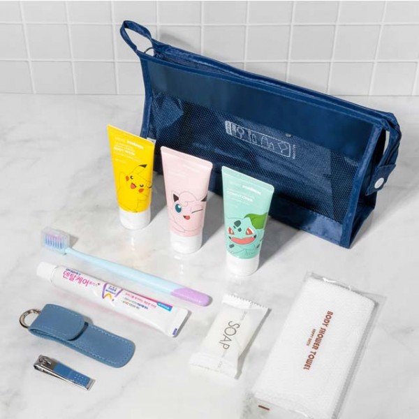 상품 이미지: 트래블 메쉬파우치세트+실버링 휴대용손톱깎이