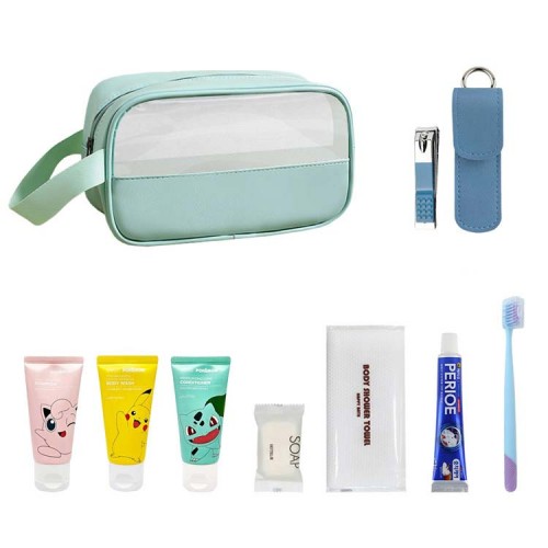 헬스트래블 워시파우치백세트+실버링 휴대용손톱깎이