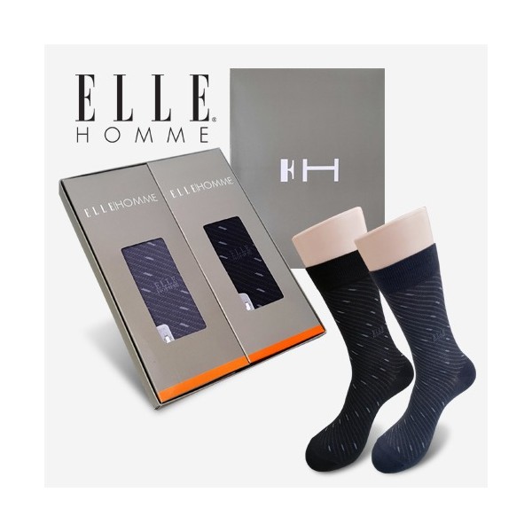 상품 이미지: 엘르 스티치신사정장양말 2족세트
