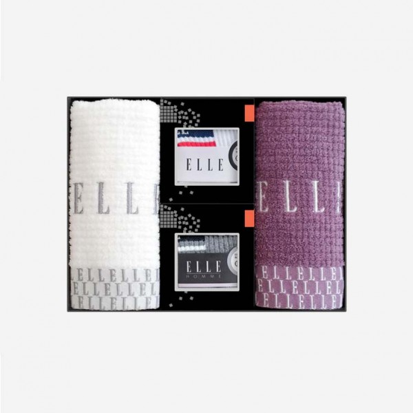 상품 이미지: 엘르 골프스포츠양말2족+라벤더세면 2매세트