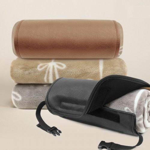 리본극세사 클래식롤링담요