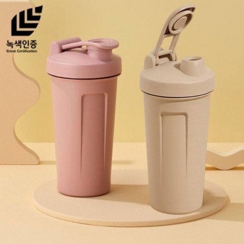 숨텀블러 친환경 나무소재 쉐이커 스포츠텀블러 690ml