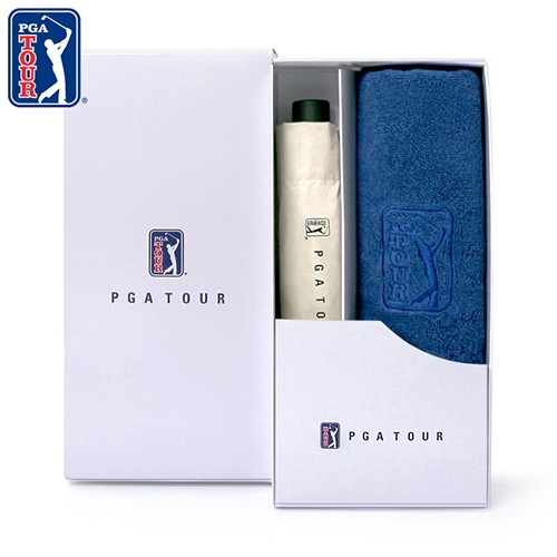 PGA 3단수동 카본 립스탑 암막 우양산+170g 면사타올세트