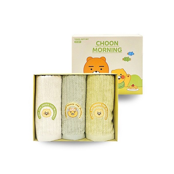 상품 이미지: 카카오프렌즈 춘식이 모달 30수타월 3P세트